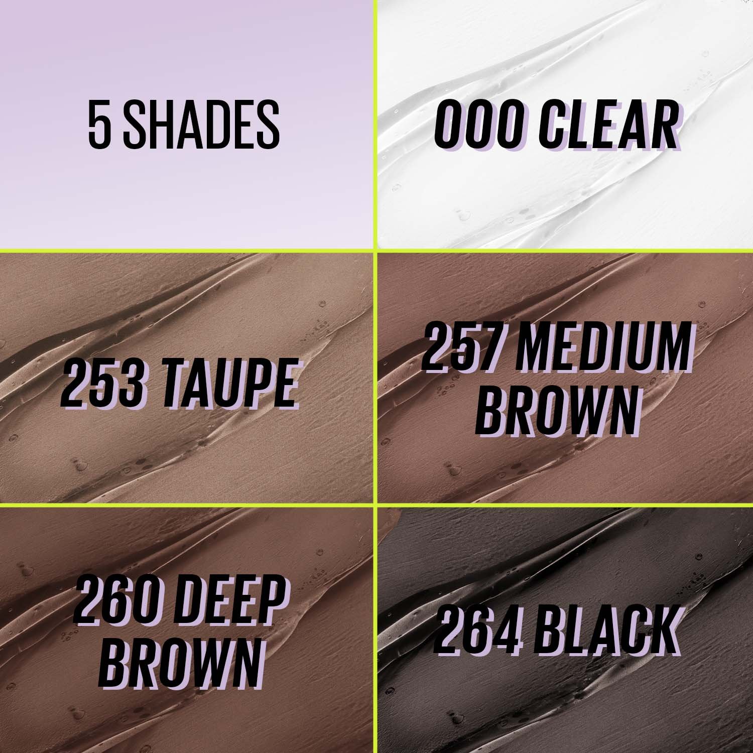 Super Lock Brow Glue: Clear & Tinted Brow Gel - Maybelline