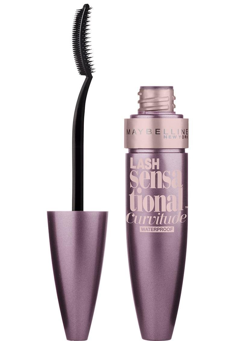 Maybelline Mascara Lash Sensational Curvitude Waterproof Brownish Black 041554496277 O