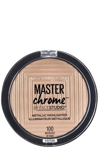 maybelline highligher facestudio master chrome metallic highlighter molten gold 041554538281 c