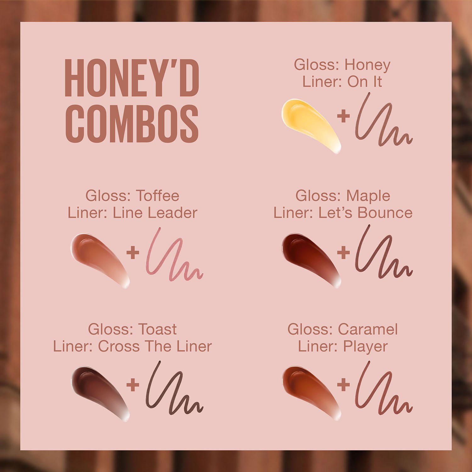 Maybelline Lifter Gloss Honey ATF combos