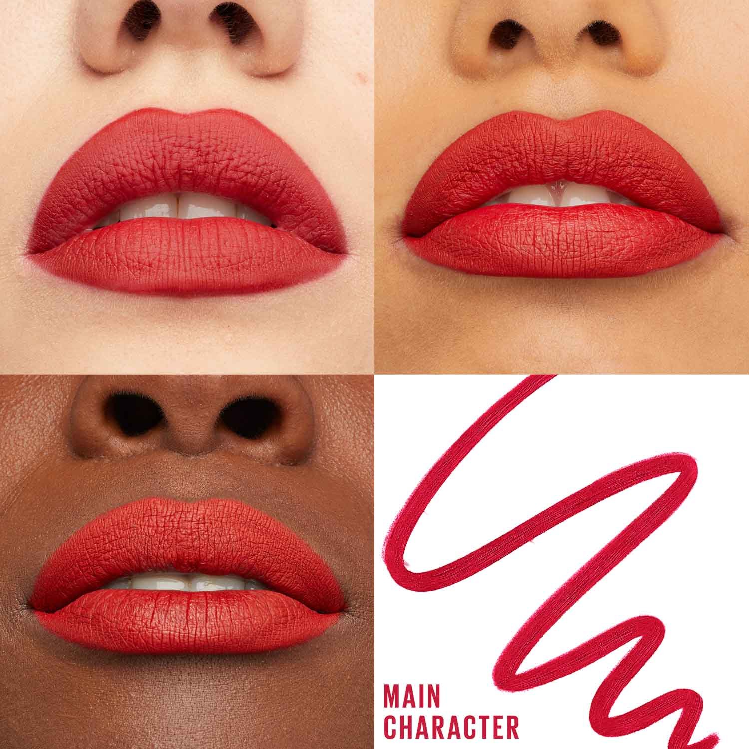 MNY Lip Lifter Liner 10 Main Character Shade Card