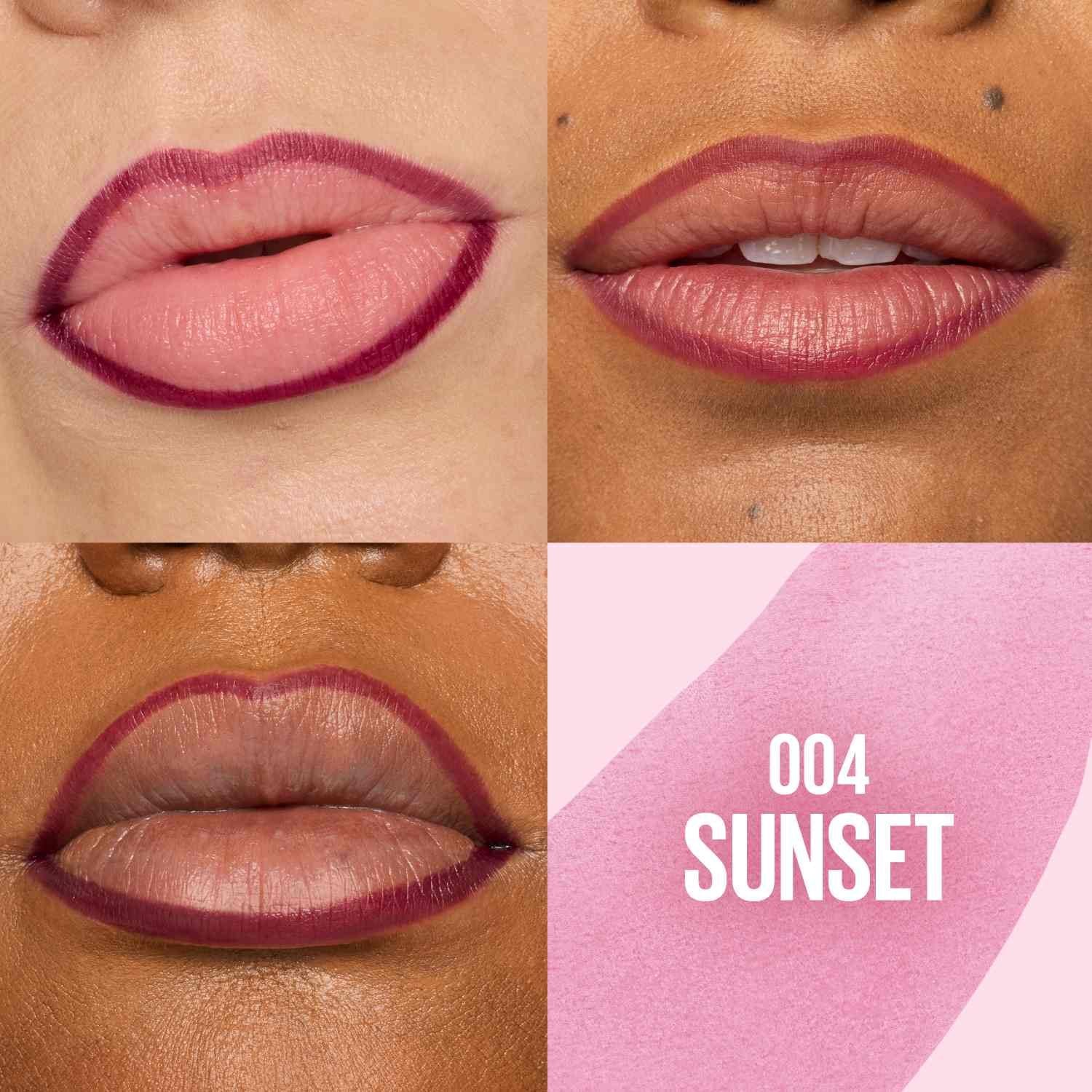MNY Lip Peel Off Liner 2026 ATF Macro Shade 004 Sunset